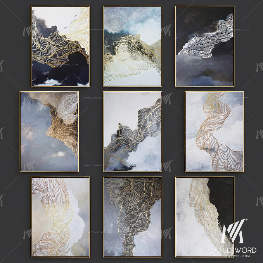 Abstract wall arts